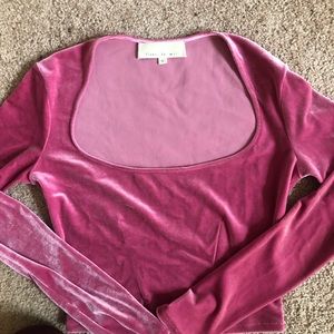 long sleeve fluer du mal new condition crop top
